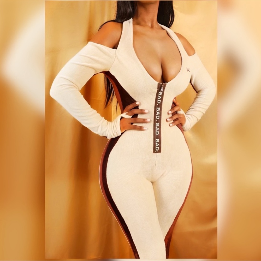 bad society Contoured Jumpsuit- Flipped Oreo's